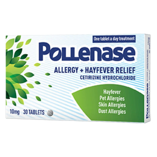 Pollenase Allergy & Hayfever Relief Tablets - 30 tablets Pollenase