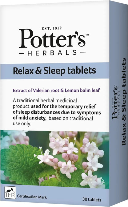 Potter's Relax and Sleep 30 Tablets potter