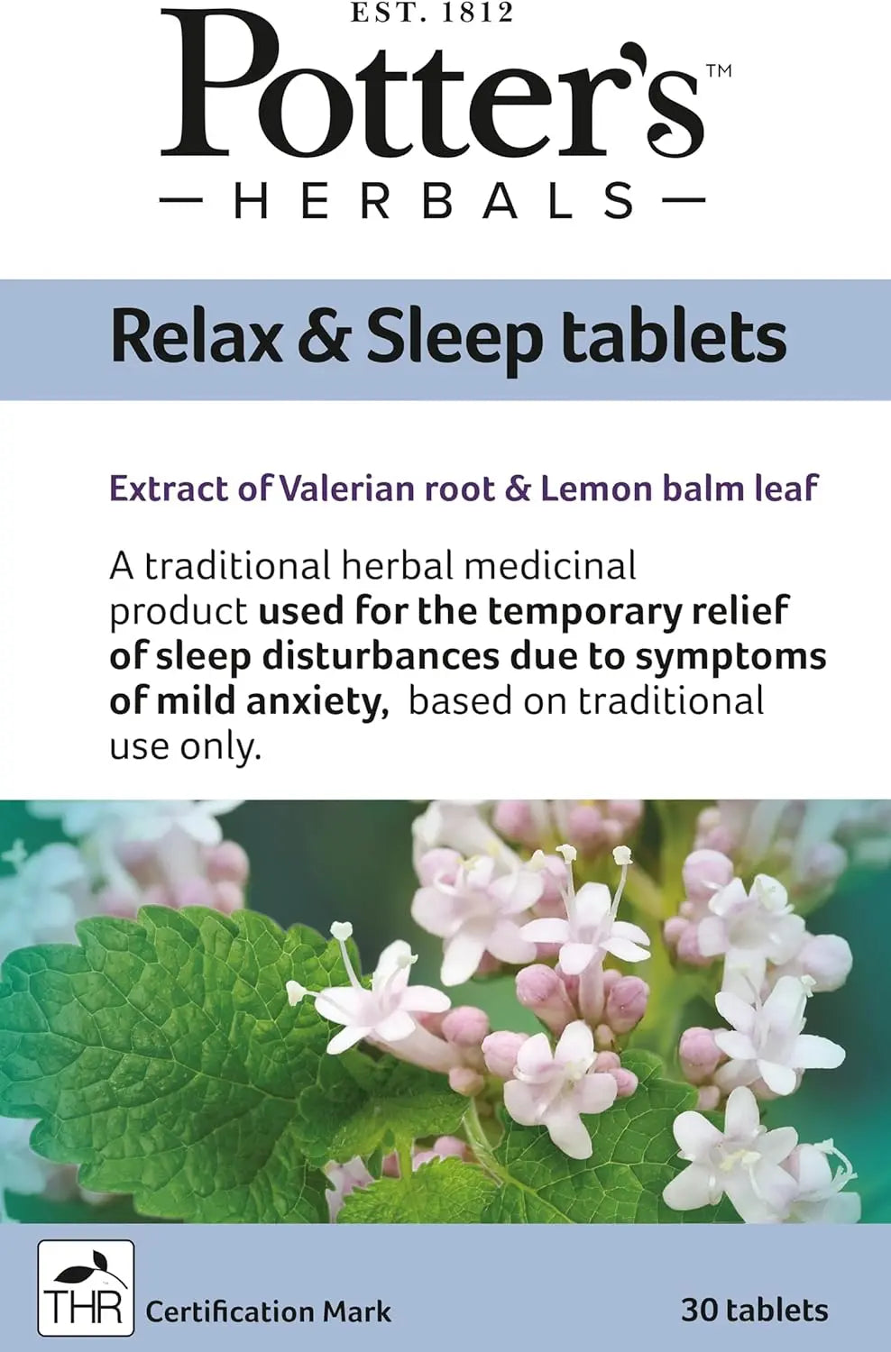 Potter's Relax and Sleep 30 Tablets potter