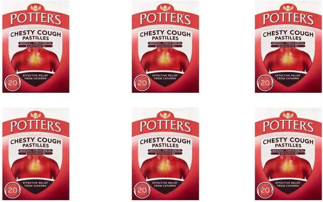 Potters Chesty Cough & Catarrh - 20 Pastilles potter