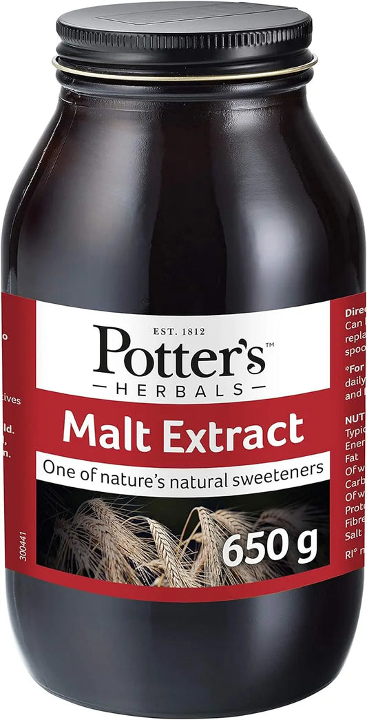 Potters Herbals Malt Extract & Cod Liver Oil Vitamin D Bone Health - 650g potter