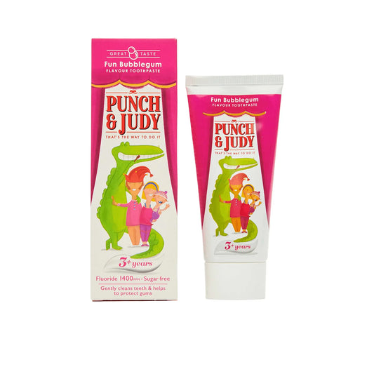 Punch & Judy Fun Bubblegum Flavour 50ml Toothpaste - Arc Health Nutrition UK Ltd
