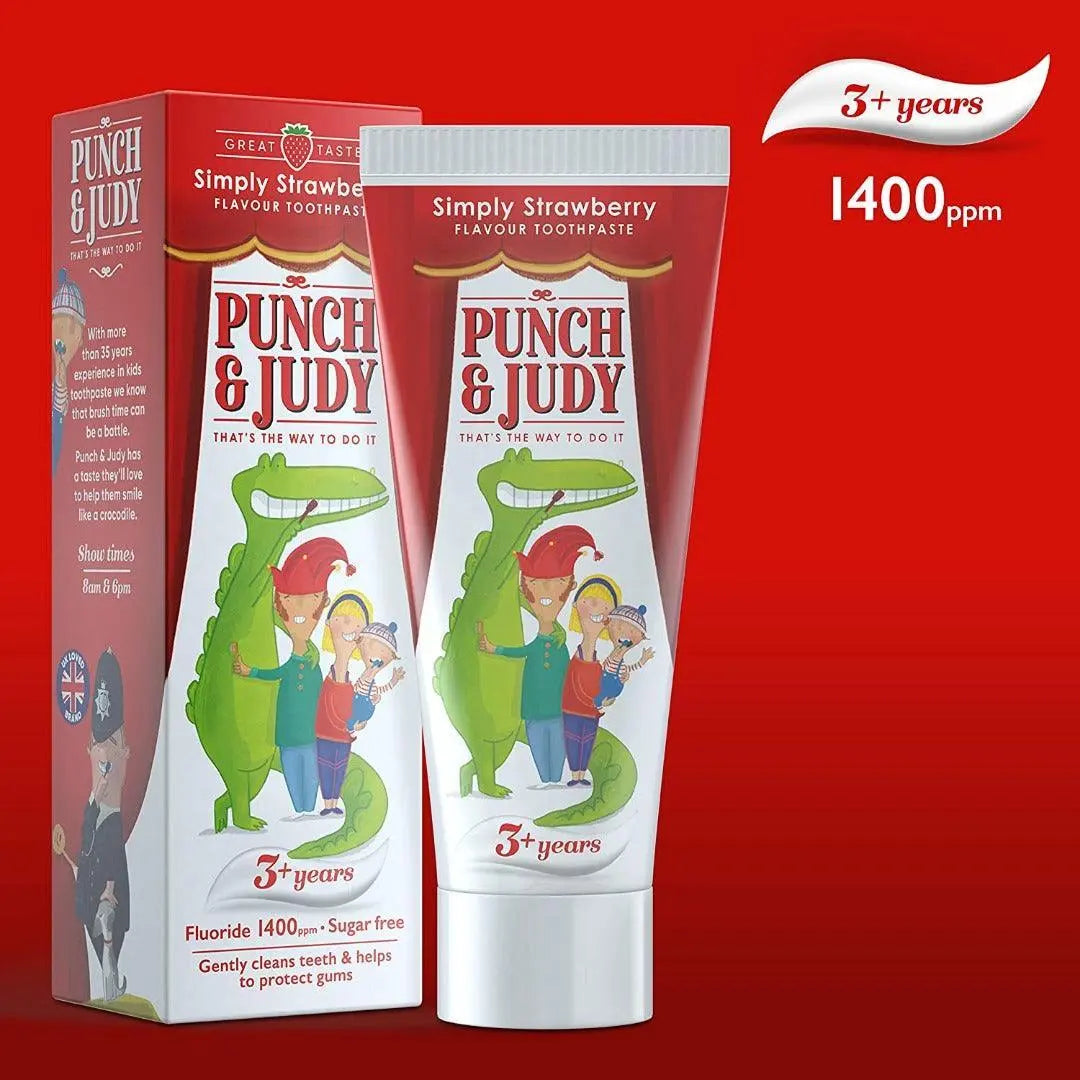 Punch & Judy Strawberry Flavour 50ml Toothpaste - Arc Health Nutrition UK Ltd