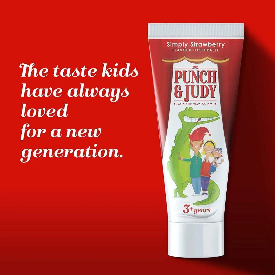 Punch & Judy Strawberry Flavour 50ml Toothpaste - Arc Health Nutrition UK Ltd