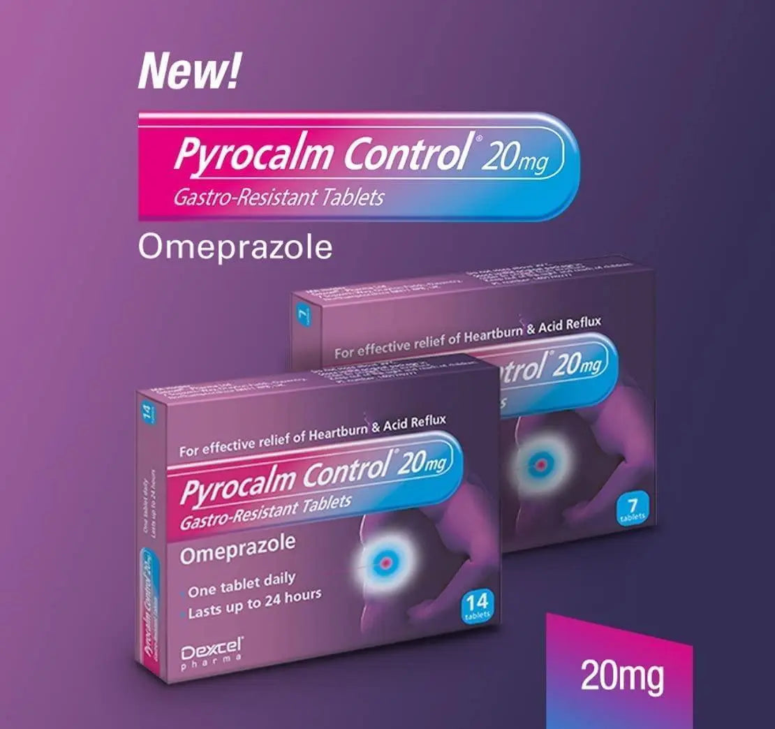 Pyrocalm Control  20mg 7 Tablets