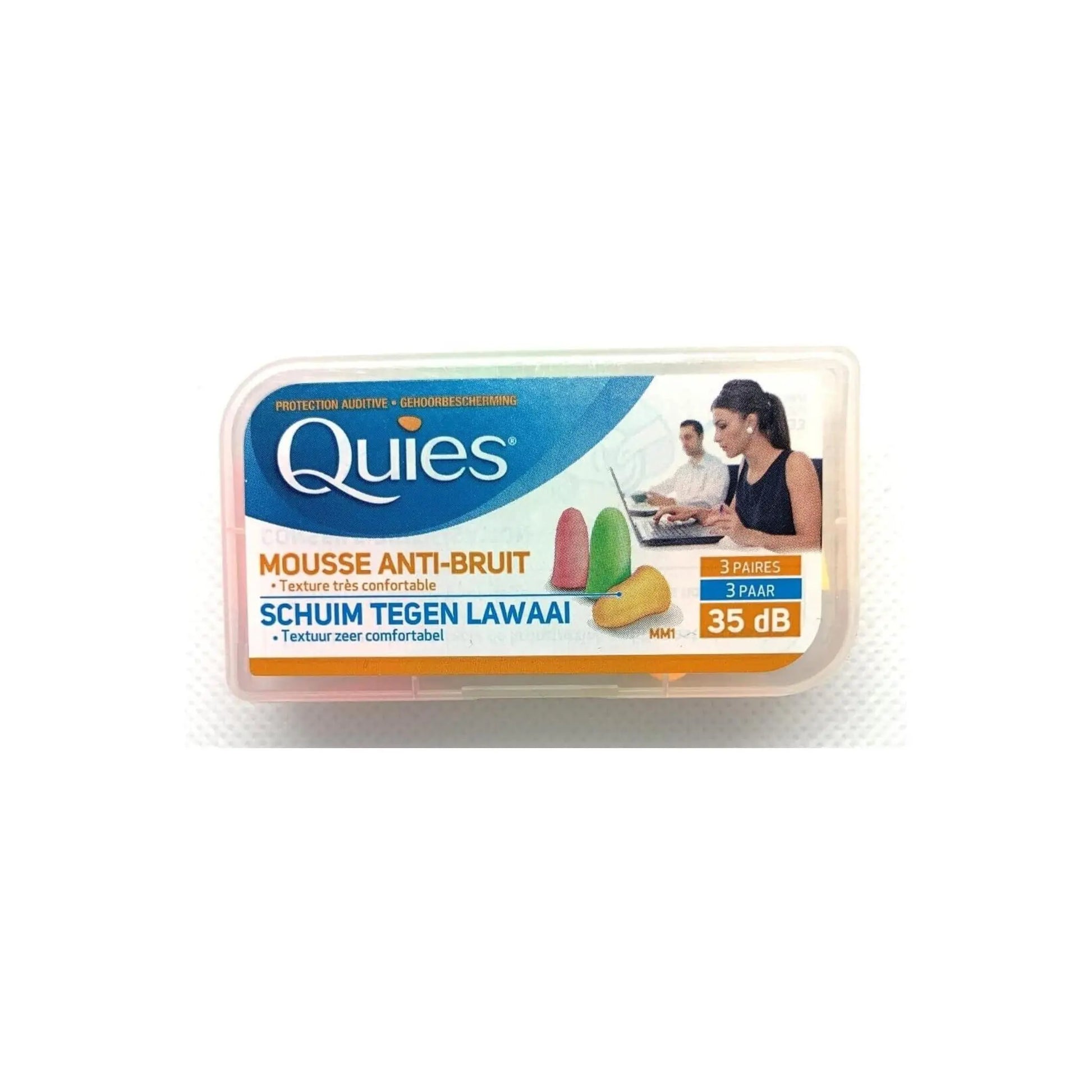 Quies Foam Earplugs 3 Pairs Quies