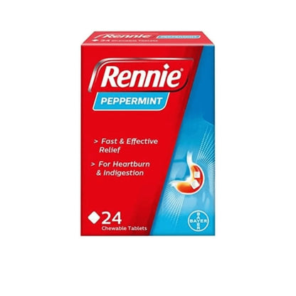 Rennie Peppermint 24 Tablets - Arc Health Nutrition