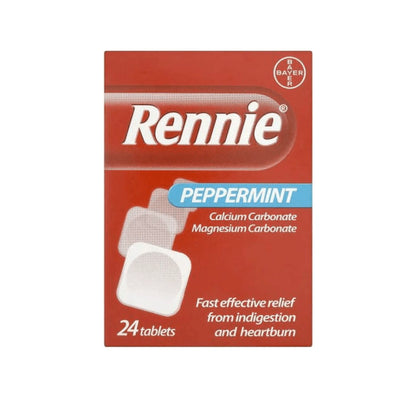 Rennie Peppermint 24 Tablets - Arc Health Nutrition