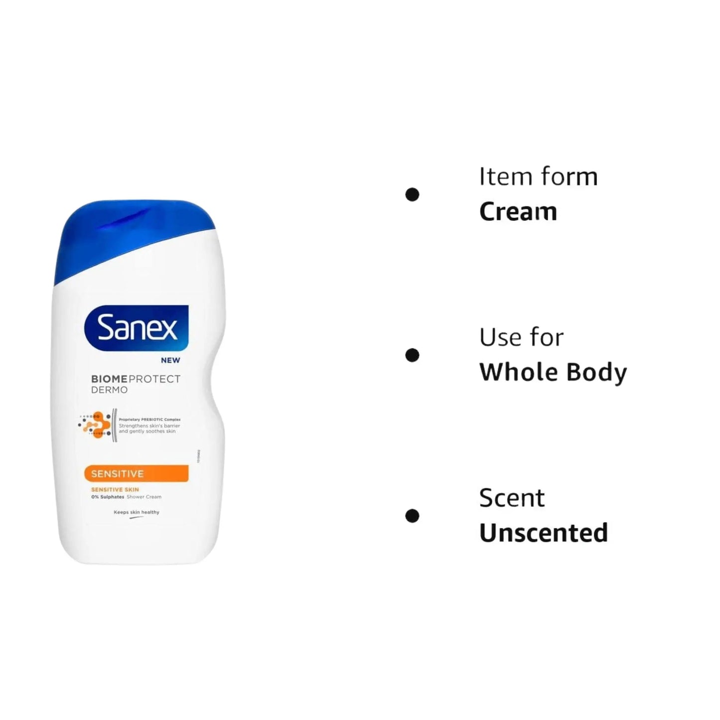 Sanex Biomeprotect Sensitive Shower Gel 450Ml