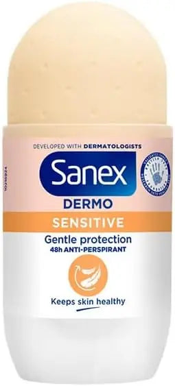 Sanex Dermo Sensitive Roll-On Antiperspirant 48h x 6