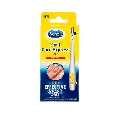 Scholl 2 in 1 Foot Corn Removal Treatment Express Pen