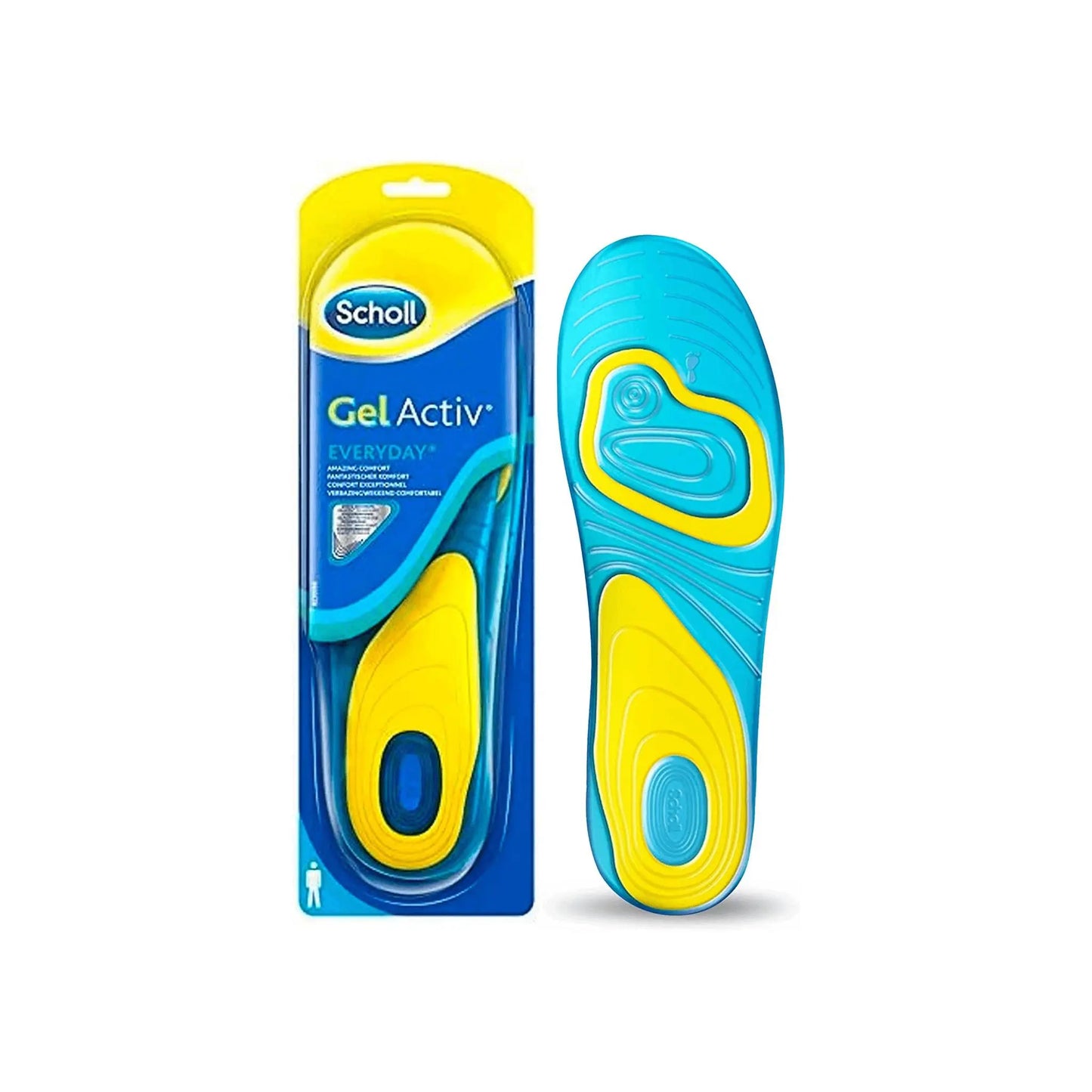 Scholl Gel Activ Everyday Insoles For Men