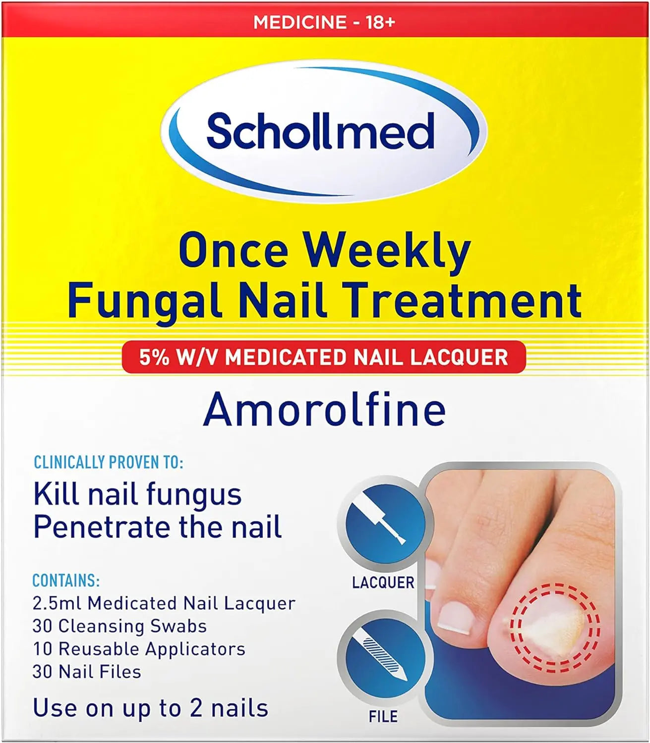 Schollmed Fungal Nail Treatment 5% 2.5ml schollmed