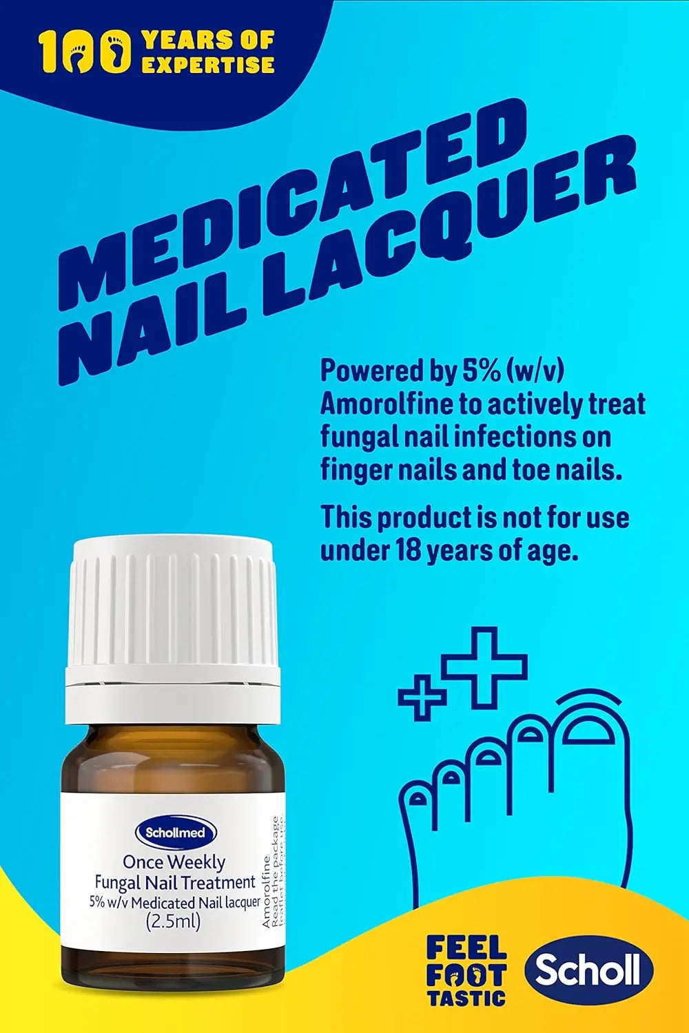 Schollmed Fungal Nail Treatment 5% 2.5ml schollmed