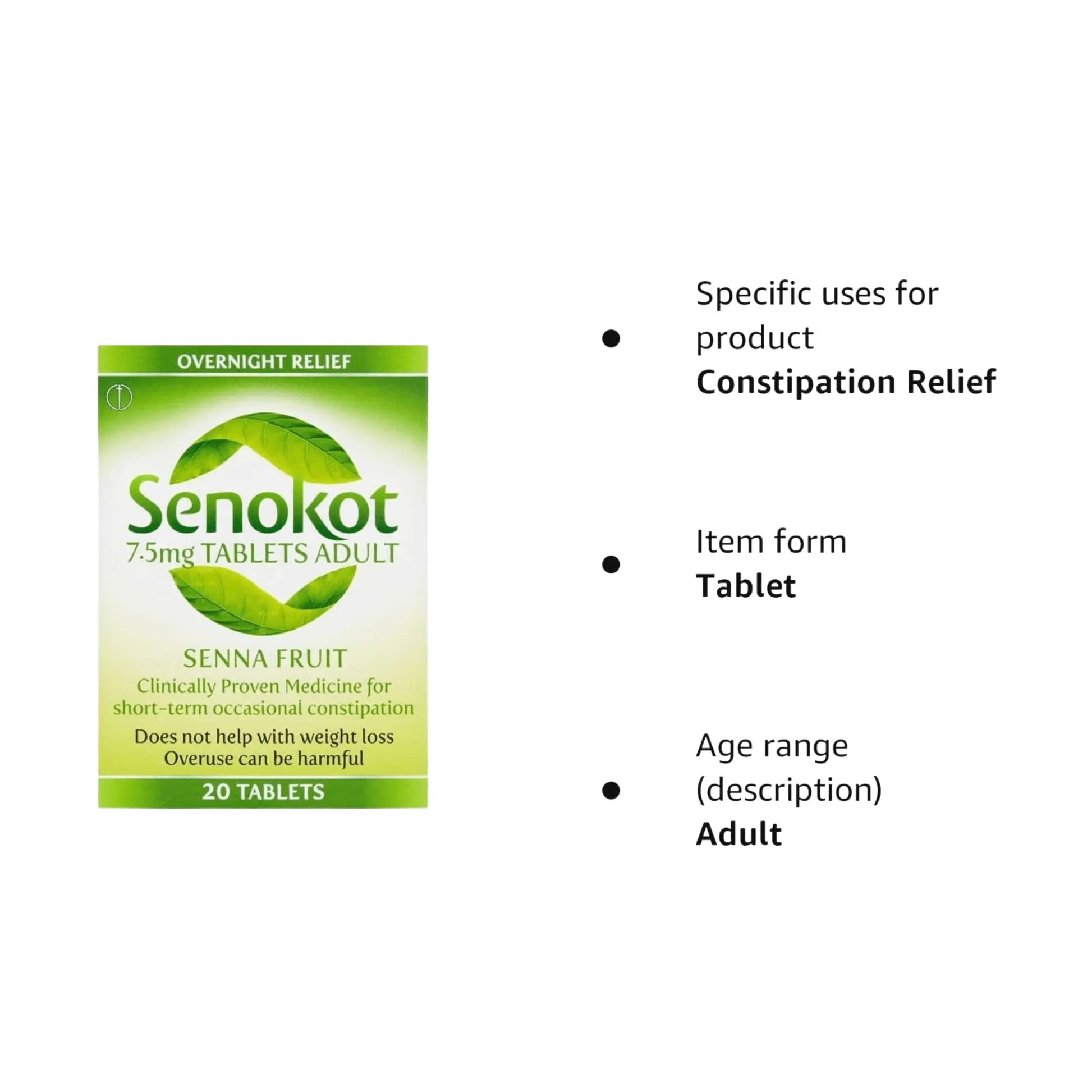 Senokot 20 Tablets - Arc Health Nutrition