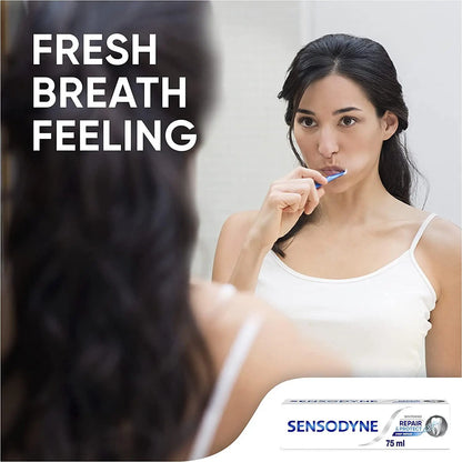 Sensodyne Sensitive Whitening Toothpaste Repair & Protect Deep Repair Original 75ml