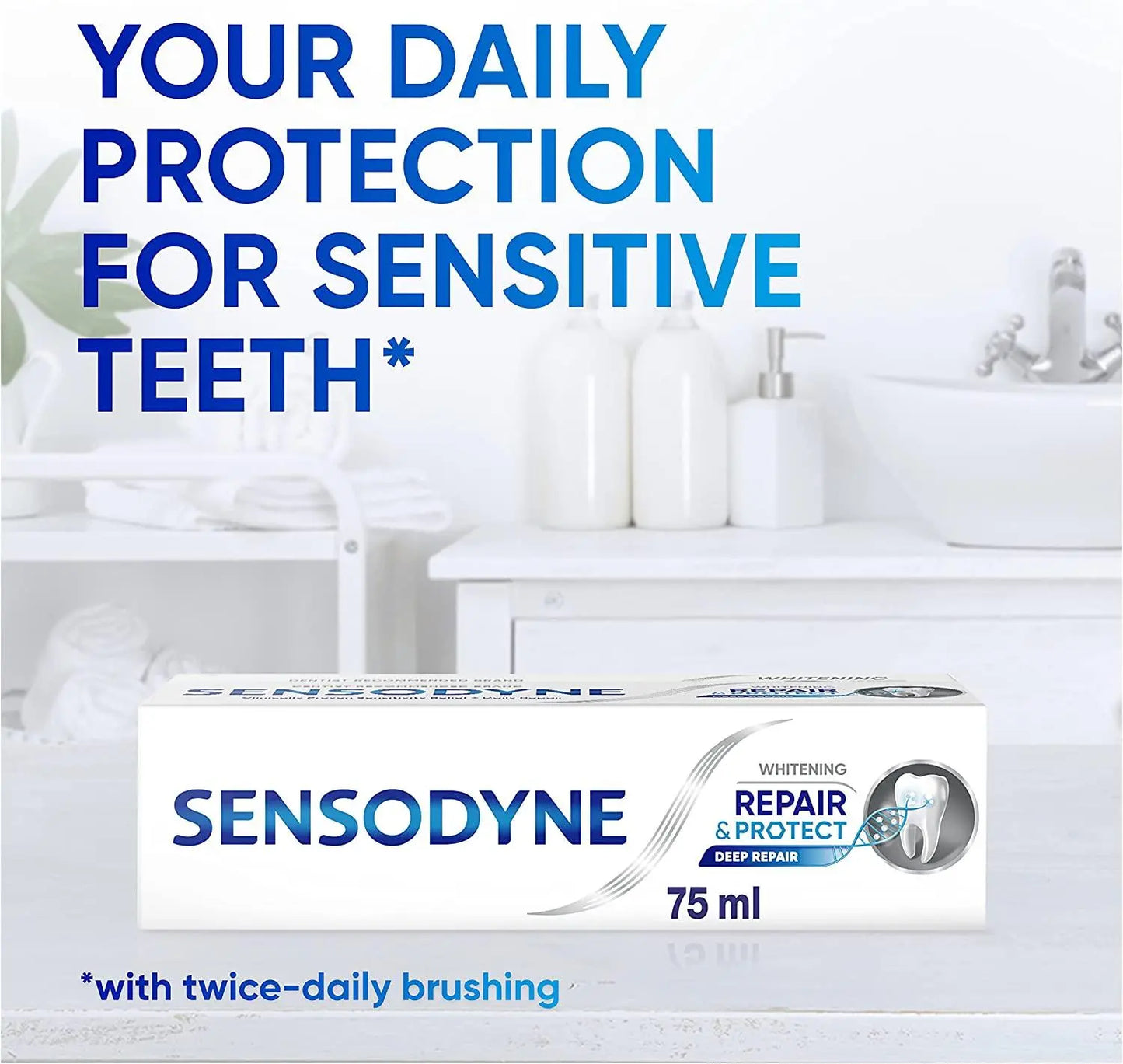 Sensodyne Sensitive Whitening Toothpaste Repair & Protect Deep Repair Original 75ml