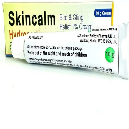 Skincalm 10g Bite and Sting Relief 1% Cream x 5