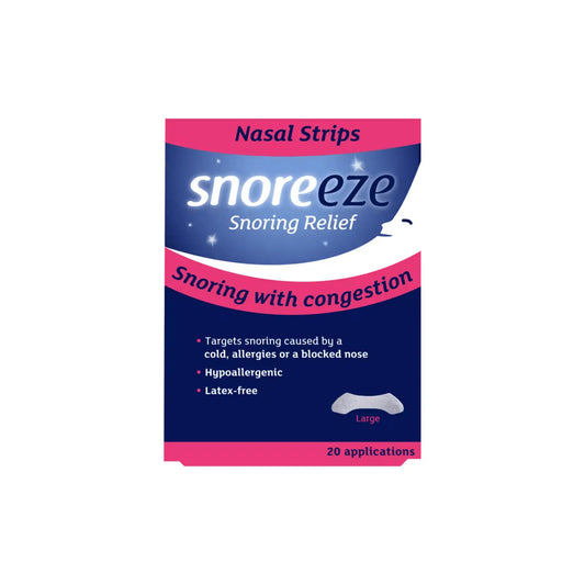 Snoreeze Large Snoring Relief 10 Nasal Strips - Arc Health Nutrition