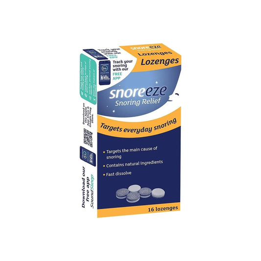 Snoreeze Lozenges - 16 lozenges- helps relief from snoring Snoreeze