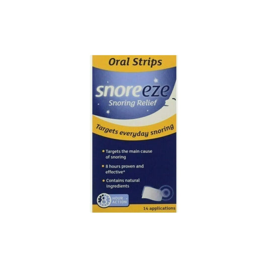 Snoreeze Oral Strips X 14 strips for Snoring Relief Snoreeze