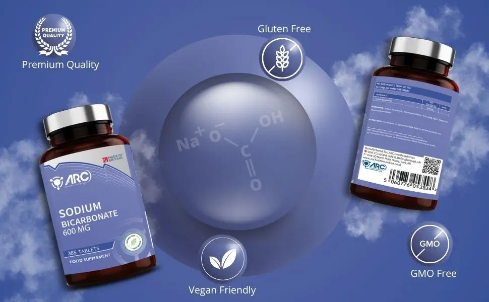 Sodium Bicarbonate 600mg 365 Tablets ARC Health Nutrition