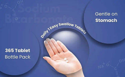 Sodium Bicarbonate 600mg 365 Tablets ARC Health Nutrition