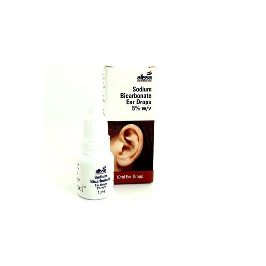 Sodium Bicarbonate Ear Drops(Sai-Meds) Softens Ear Wax and Eases Discomfort x 1 Alissa