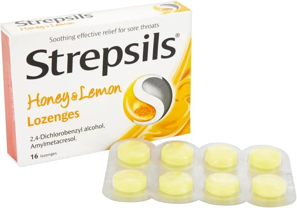 Strepsils Honey & Lemon - 16 Lozenges Arc Health Nutrition UK Ltd