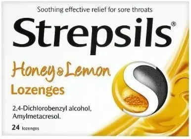 Strepsils Honey & Lemon – 24 Lozenges strepsils