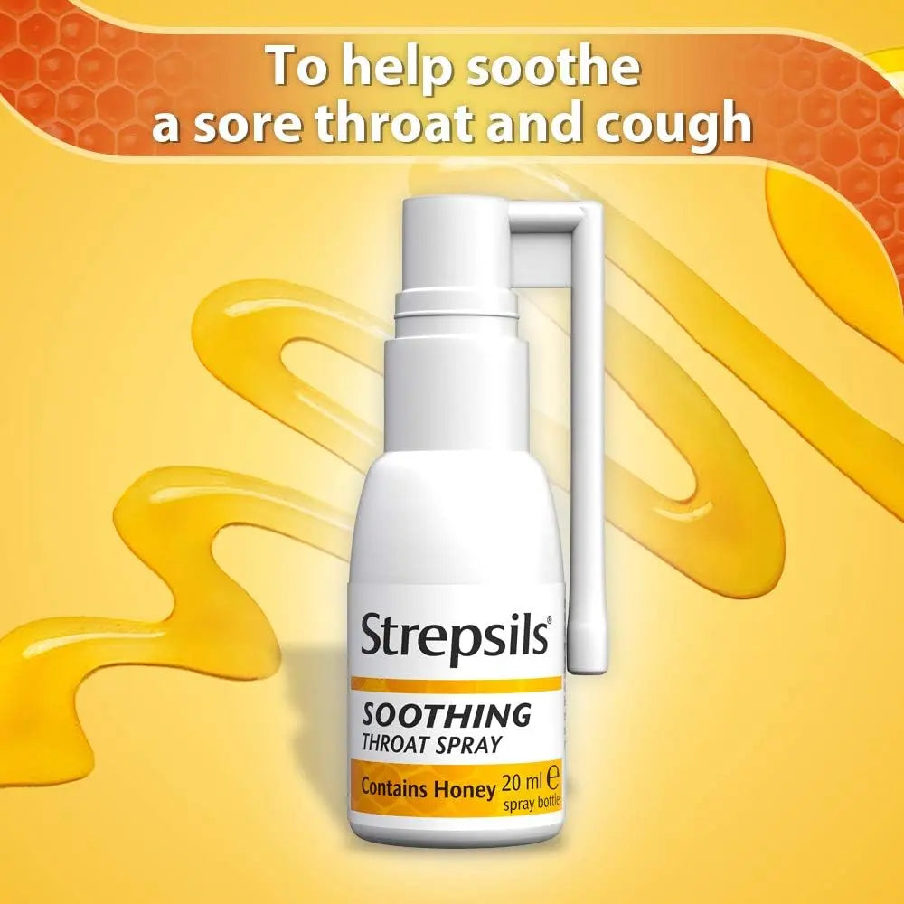 Strepsils Soothing Throat Spray Honey - 20ml strepsils