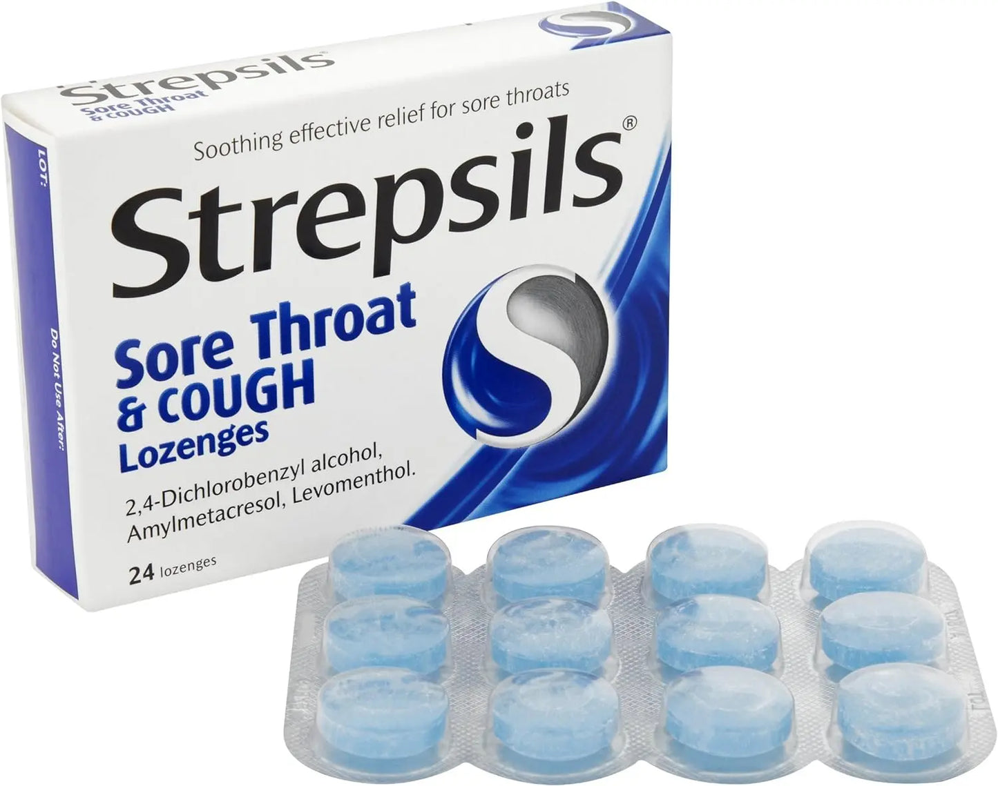 Strepsils Sore Throat & Cough – 24 Lozenges strepsils