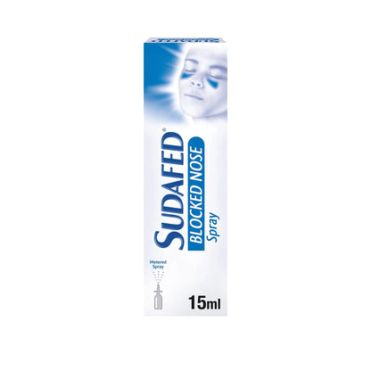 Sudafed Blocked Nose Nasal Spray 15ml