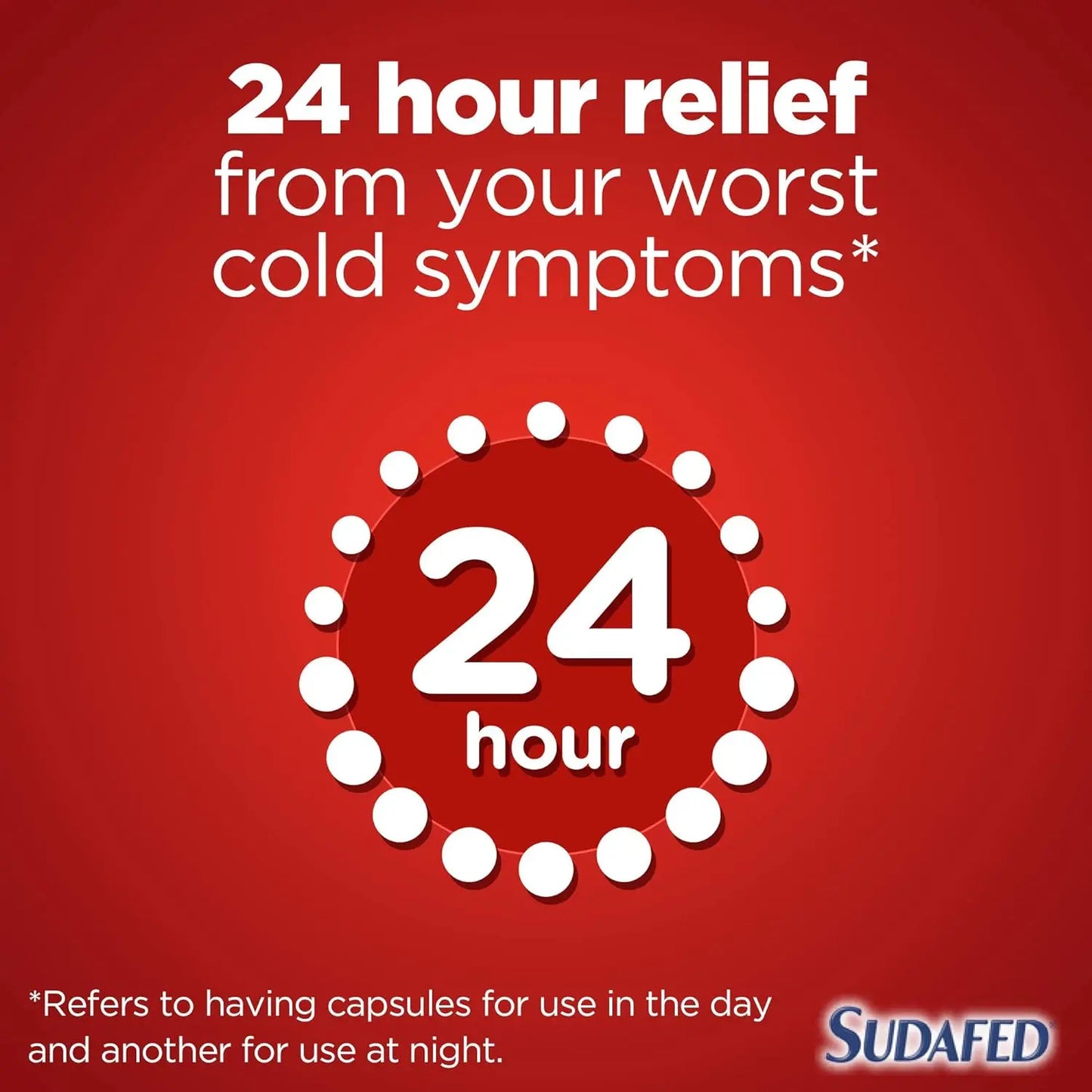 Sudafed Congestion Relief Nasal Spray Day & Night – 16 Capsules