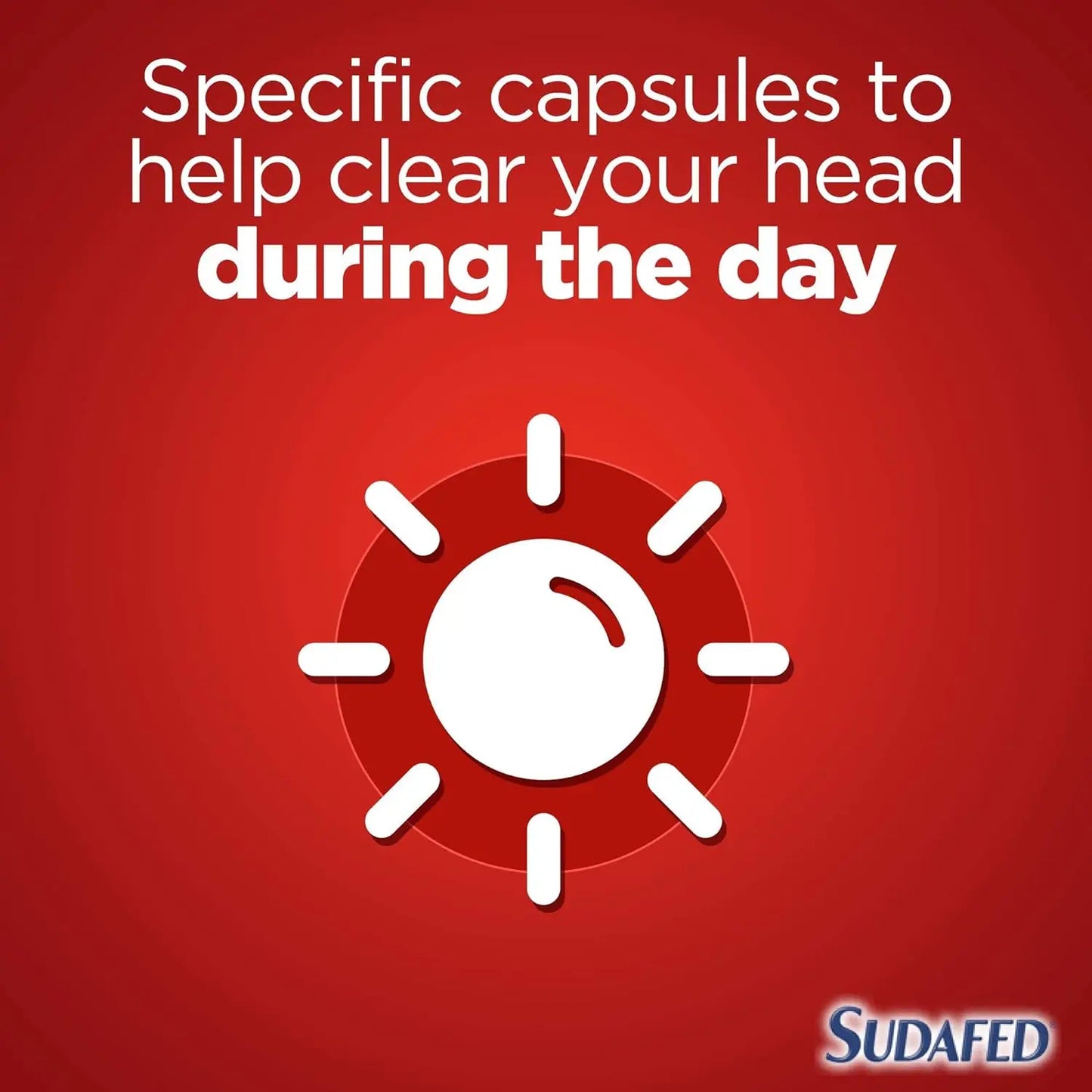 Sudafed Congestion Relief Nasal Spray Day & Night – 16 Capsules