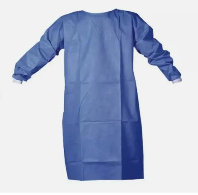 Surgical Isolation Blue Doctor Patient Gowns, 40 GSM Pack of 50 ARC Health Nutrition