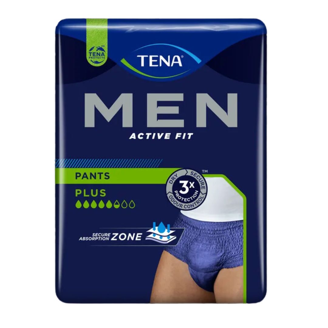 TENA Men Active Fit Pants Plus Large/XL Pack of 8