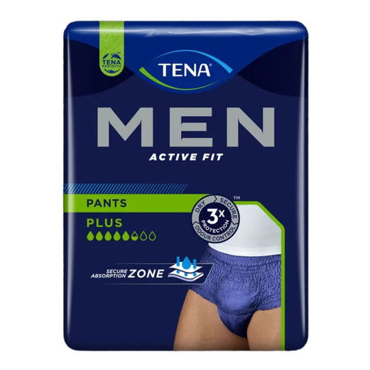 TENA Men Active Fit Pants Plus Small/Medium Pack of 9