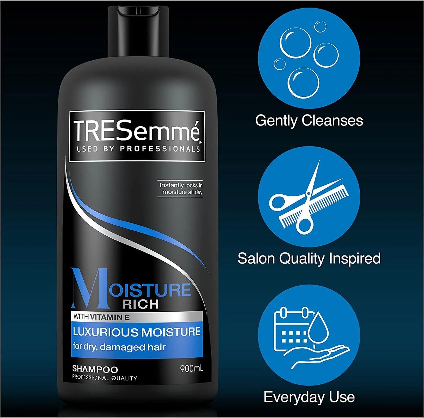 TRESemm Rich Moisture Shampoo for Dry Damaged Hair 900ml