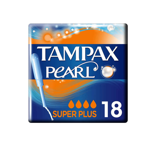 Tampax Pearl Super Plus Applicator Tampon Single 18PK
