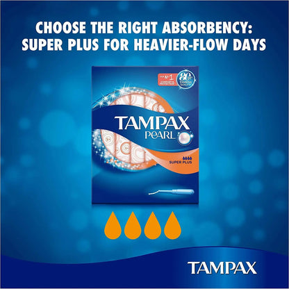 Tampax Pearl Super Plus Applicator Tampon Single 18PK