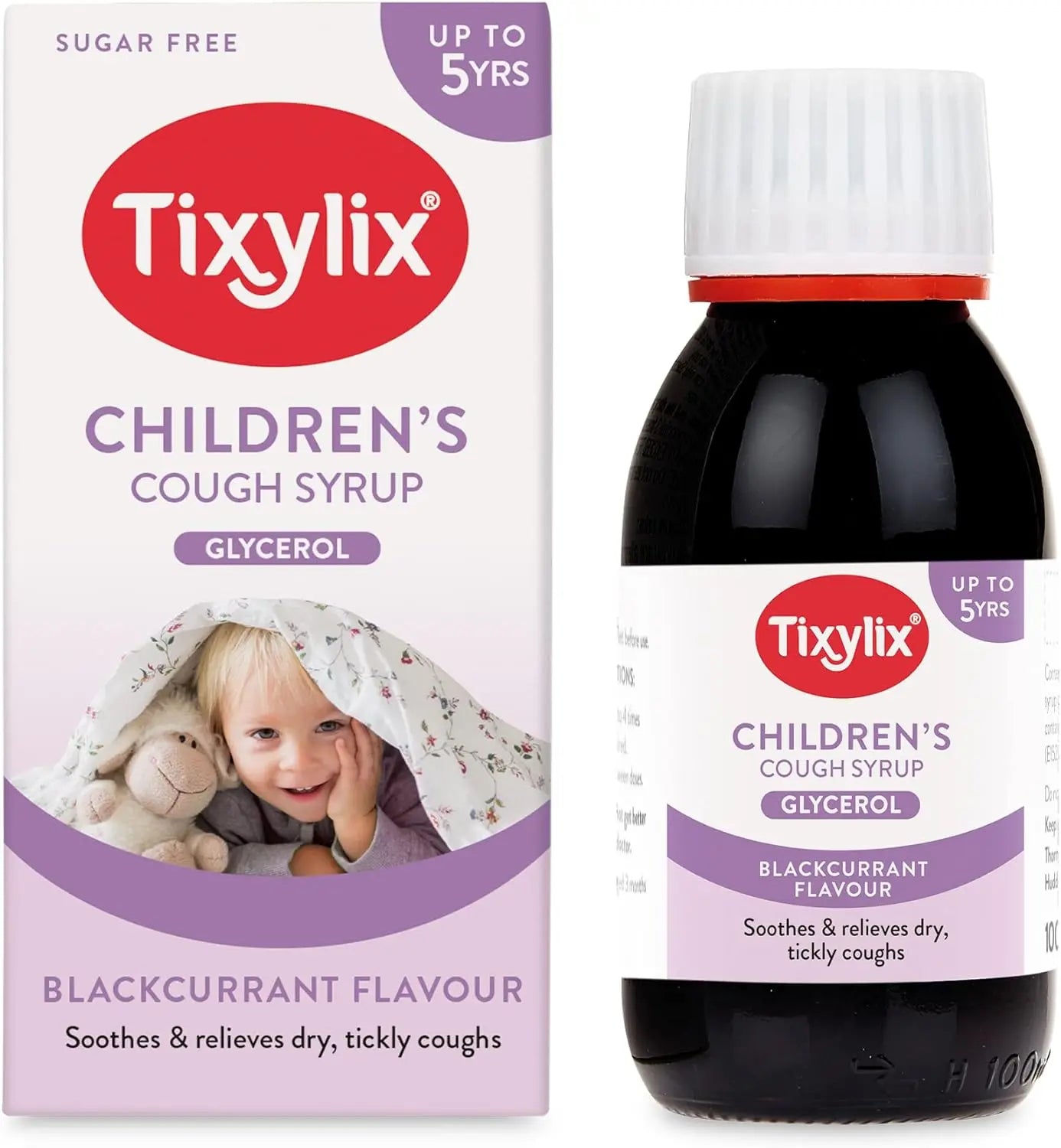 Tixylix Toddler Syrup For Dry Tickly Coughs – 100ml Tixylix