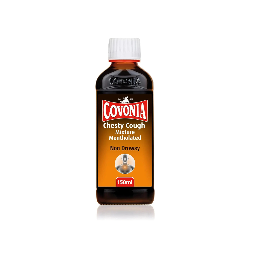 Covonia Chesty Cough Mixture Mentholated – 150ml