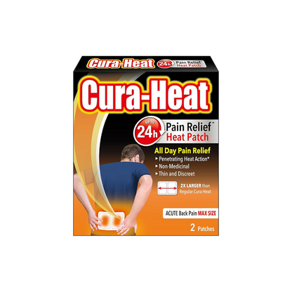 Cura-Heat Back Pain MAX size 2 patches