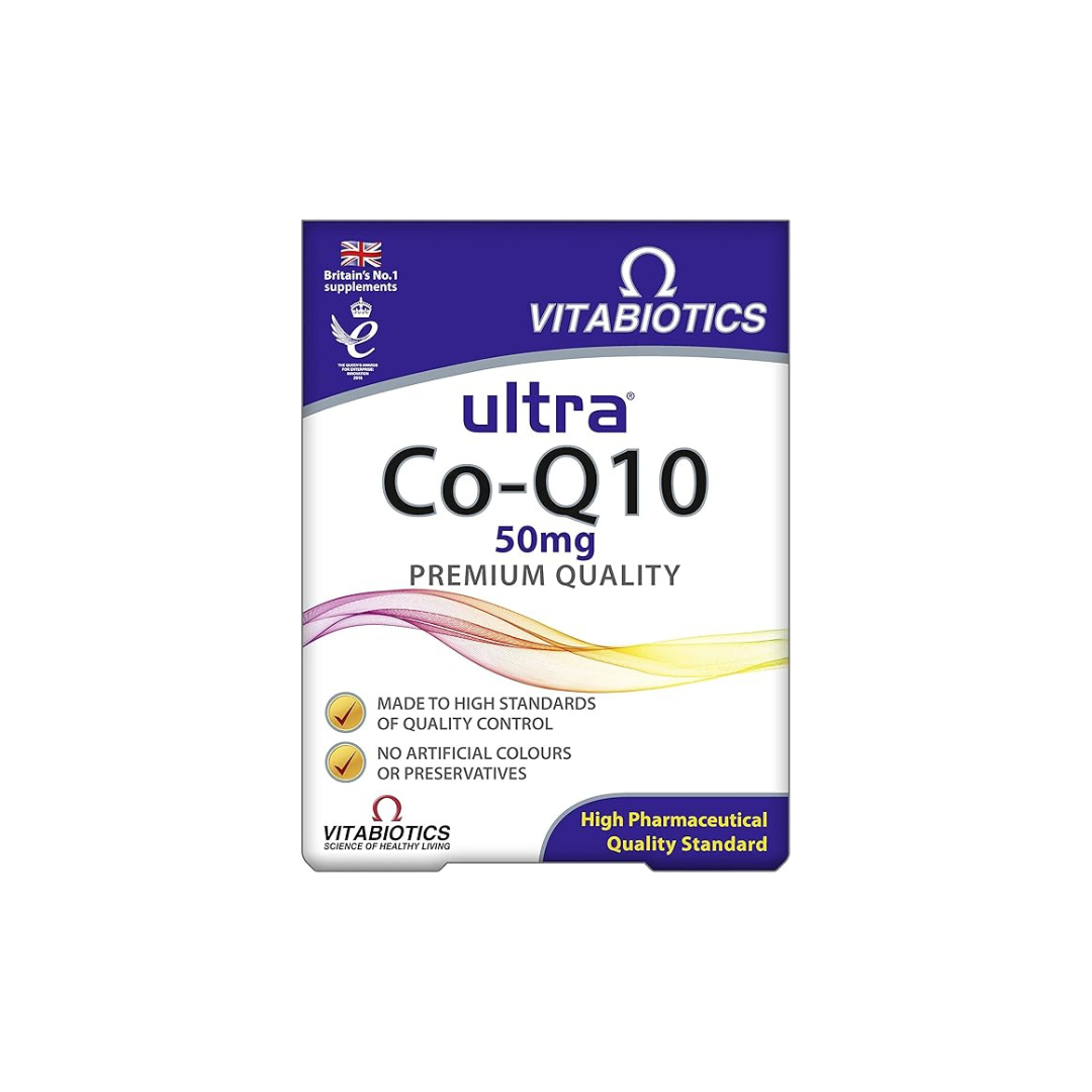 Vitabiotics Ultra Coenzyme Q10 50 mg Tablets