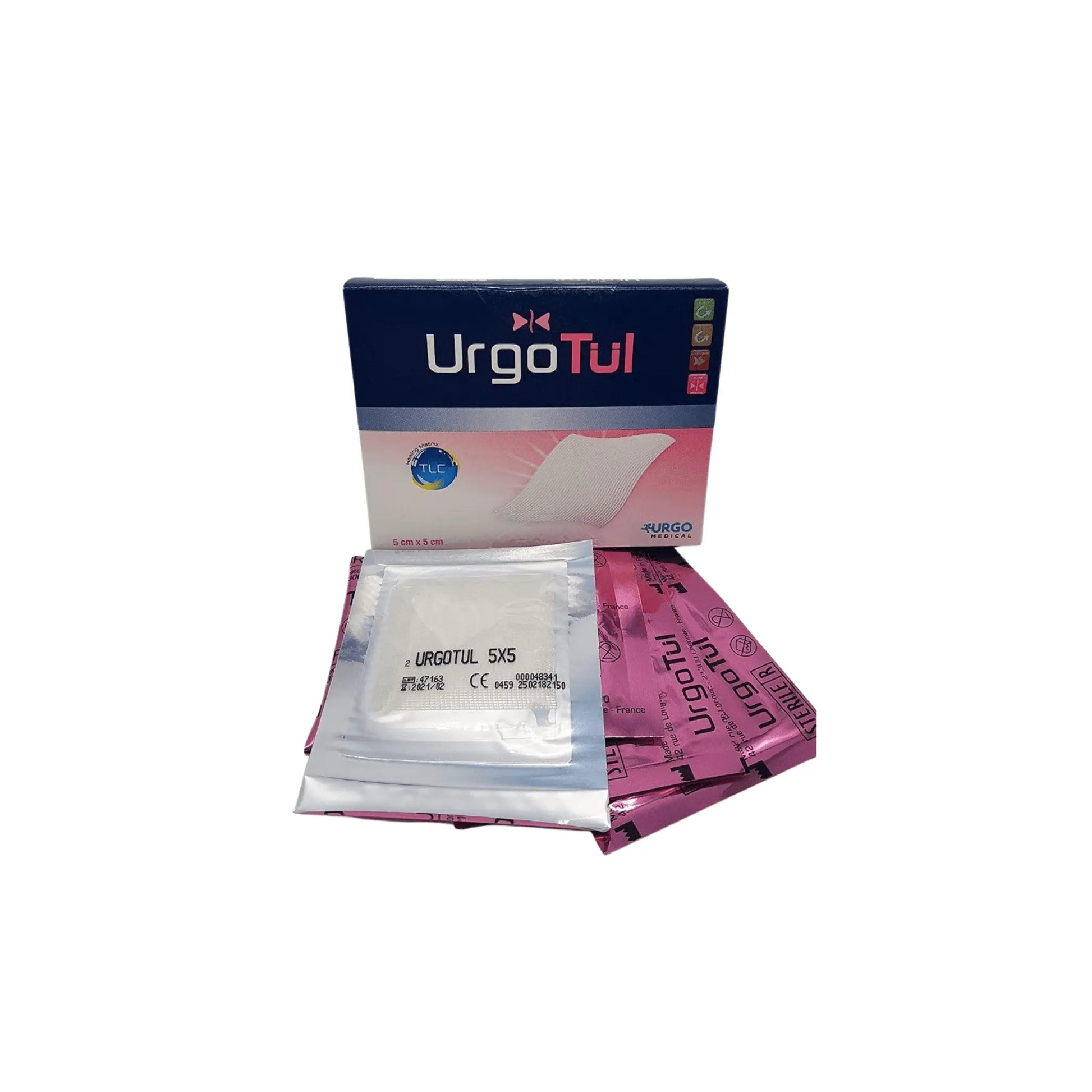 Urgotul 5x5cm Wound Gauze 10 Dressings - Arc Health Nutrition UK Ltd