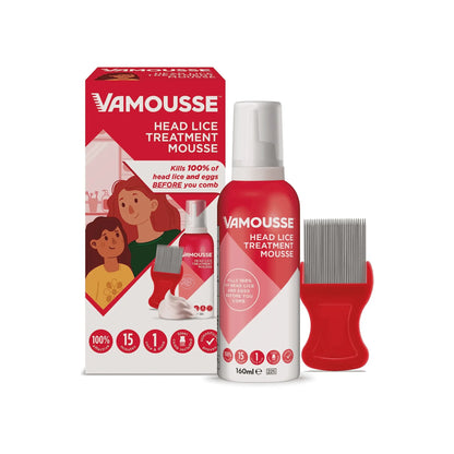 Vamousse 160ml Head Lice Treatment