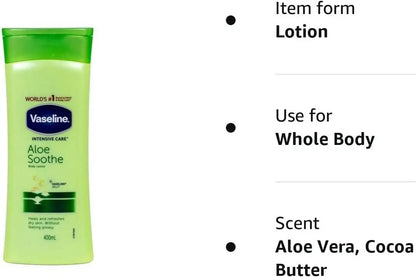 Vaseline Intensive Care Body Lotion Aloe Soothe 200ml