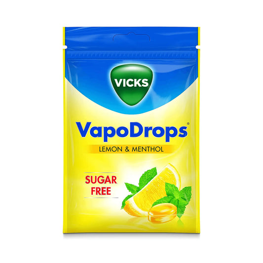 Vicks Vapodrops Lemon & Menthol Sugar Free