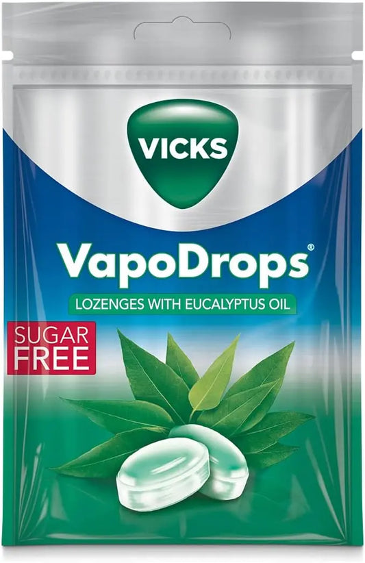 Vicks Vapodrops Sugar-Free Eucalyptus – 72g Vicks